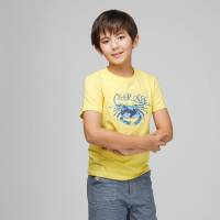 CHEROKEE 男童螃蟹印花短袖T恤 黃
