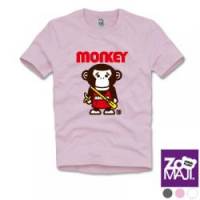 【ZooMAJI】 猴先生上課去兒童T恤 共三色