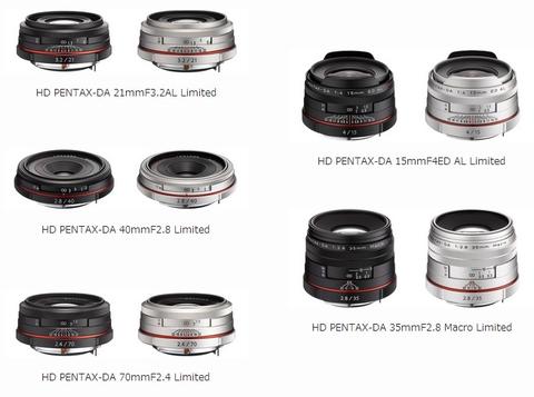Pentax 將 DA Limited 系列鏡頭換上 HD 鍍膜，並將兩款閃燈改款