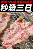 原價$650下殺價$199【限時殺超大】美國安格斯霜降雪花牛燒烤片 500g 包