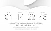 Apple 官網展開倒數 公佈限定直播