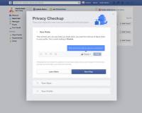 Facebook 的藍色小恐龍將陪伴大家一起進行隱私設定