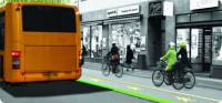 減少人車爭路，丹麥將測試 LED 巴士站
