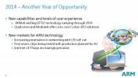 ARM 與台積電共同宣布採用 10nm FinFET 製程之 AMR 64bit 處理器發展藍圖， 