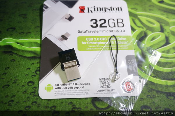 使用 Kingston USB3.0 32GB OTG 隨身碟 手機傳檔好簡單