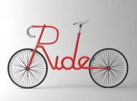 【海報設計】結合字體設計，讓腳踏車自己說話
