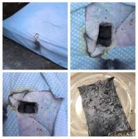 Fire in the hole ！ 傳 LG G3 在充電時爆炸把床鋪燒出一個大洞