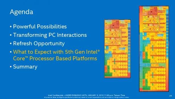 CES 2015 ： 強化使用體驗與行動力， Intel 第五代行動版 Core 處理器家族於 CES 發表