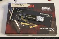 體驗高速效能 Kingston HyperX Predator 480GB PCIe SSD 開箱實測