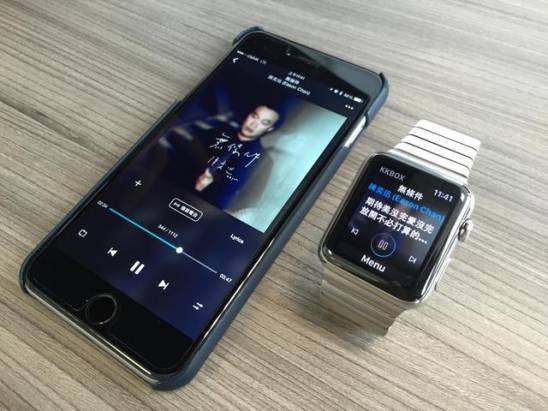 KKBOX 躍上 Apple Watch ，不只可選曲播放還可觀看動態歌詞