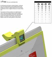 i-Free設計概念，不戴眼鏡也能清楚觀看電腦螢幕！