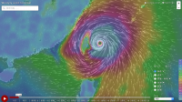 颱風眼在哪裡？颱風線上即時動態網頁