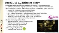OpenGL ES 3.2 正式公布，將 Google AES 納入其中