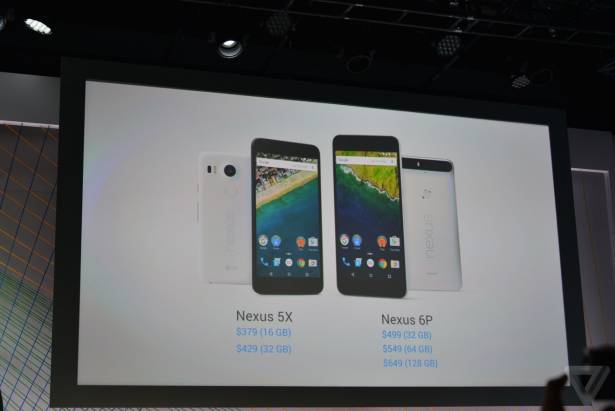 新一代 Google Android 6.0 展示機登場， Nexus 5X 、 Nexus 6P 大小雙機滿足不同市場需求