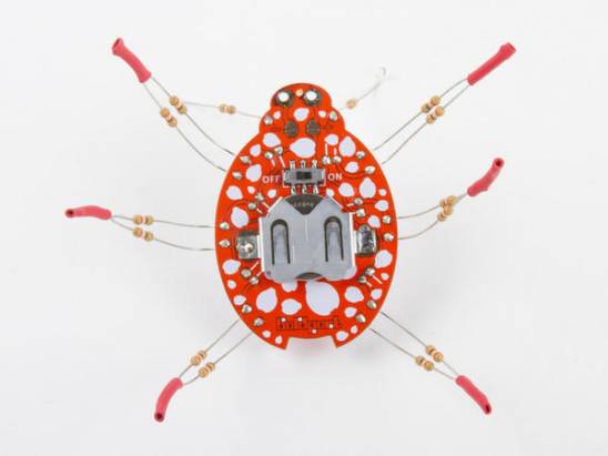 瓢蟲電路板DIY組裝發光啟蒙玩具