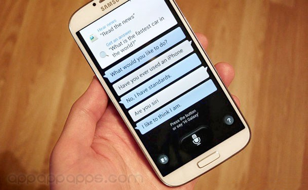 Samsung語音控制S Voice也認識iPhone和Siri, 更發表驚人言論