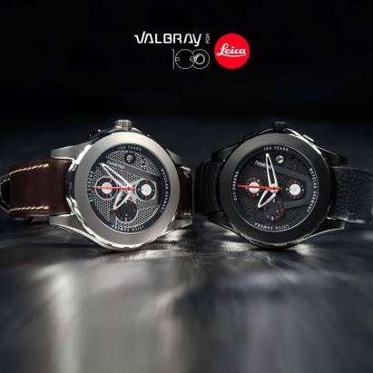 徠卡與 Valbray 推出百年紀念錶，錶面具模仿光圈閉合機構