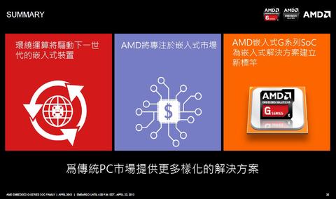 AMD 推出針對嵌入式領域之 G 系列 SoC ，強調企業轉型將強化嵌入式產品線